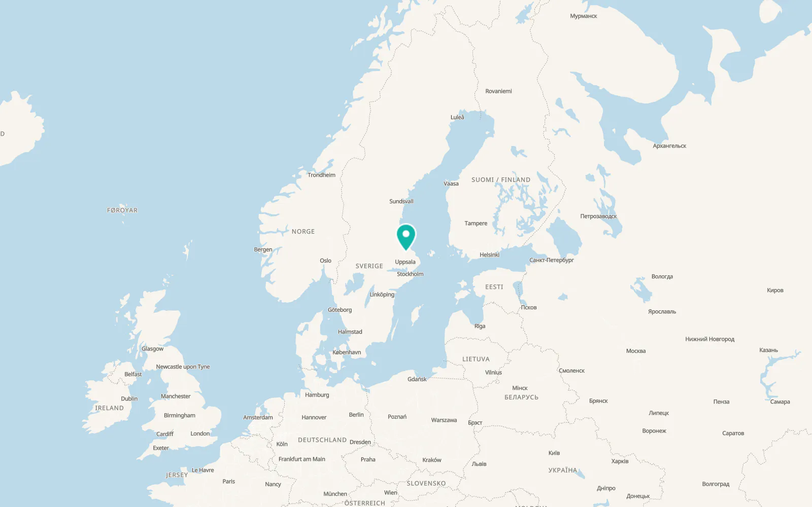 Map of Örbyhus