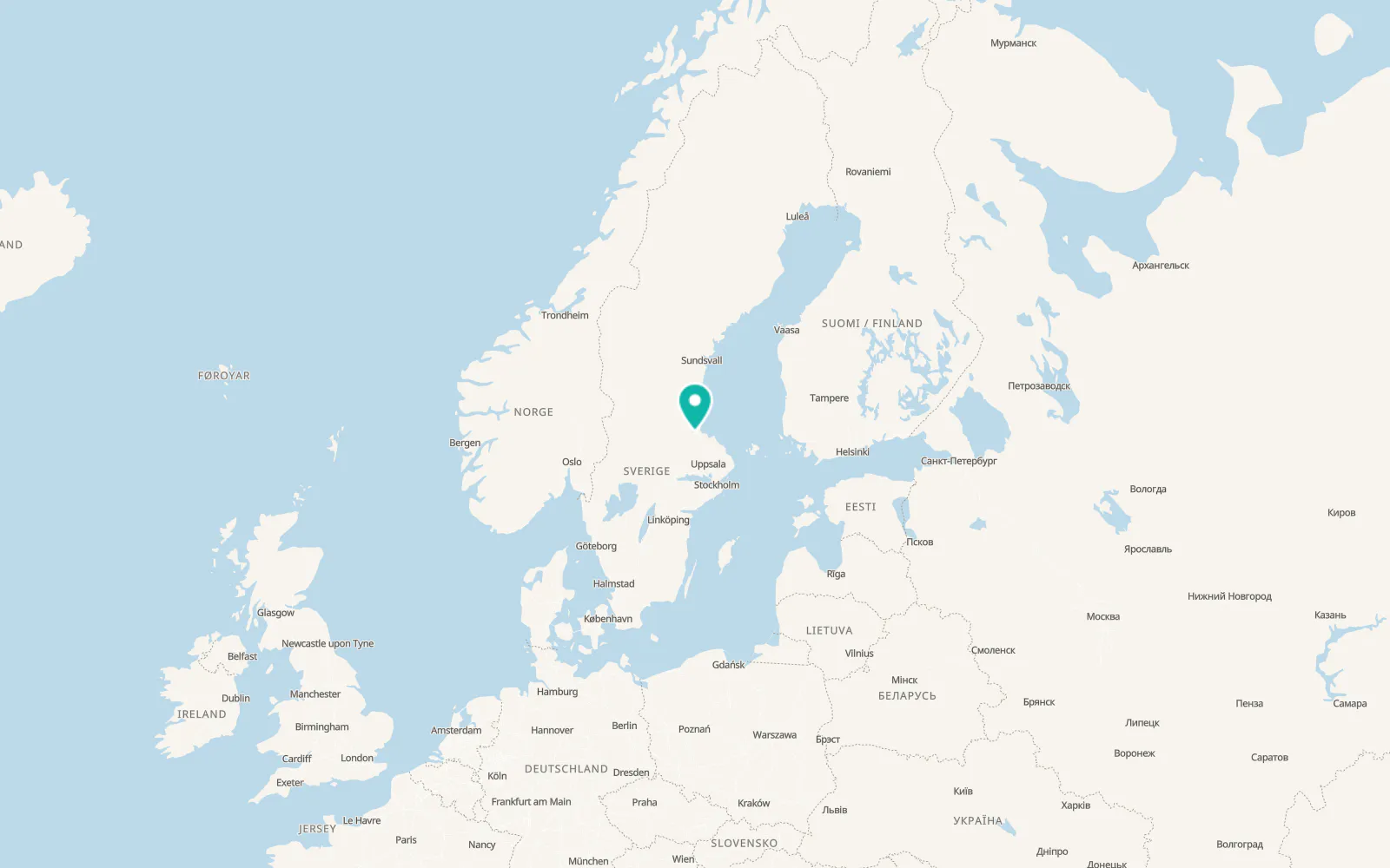 Map of Överhärde