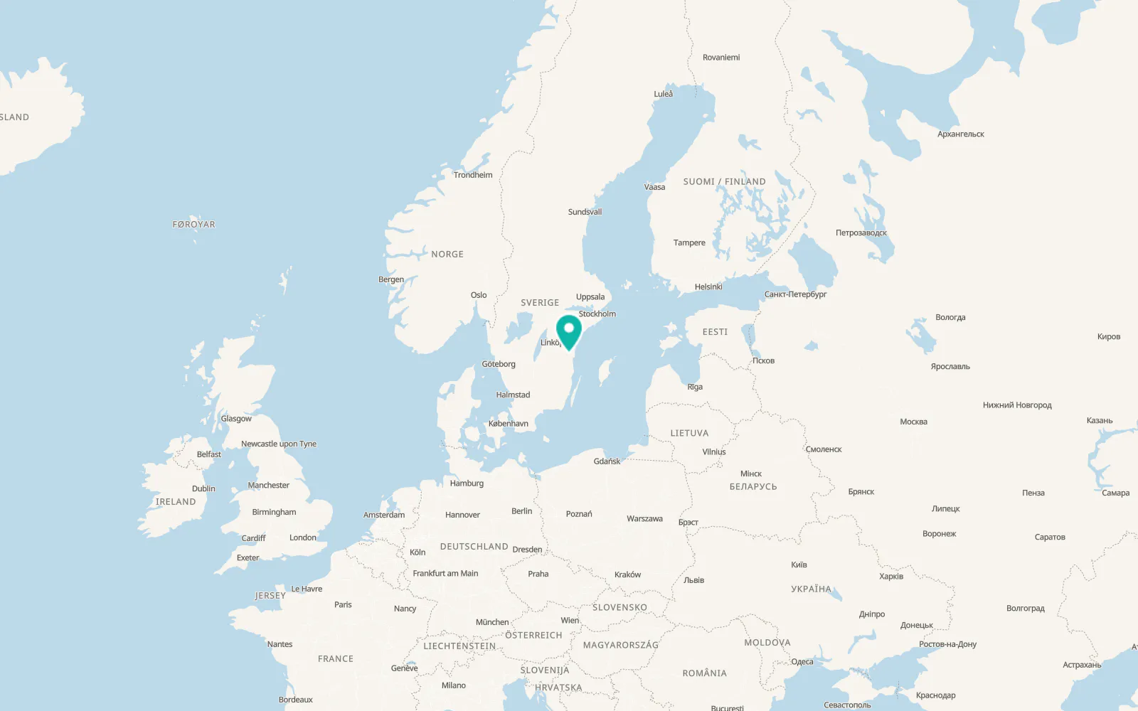 Map of Överum