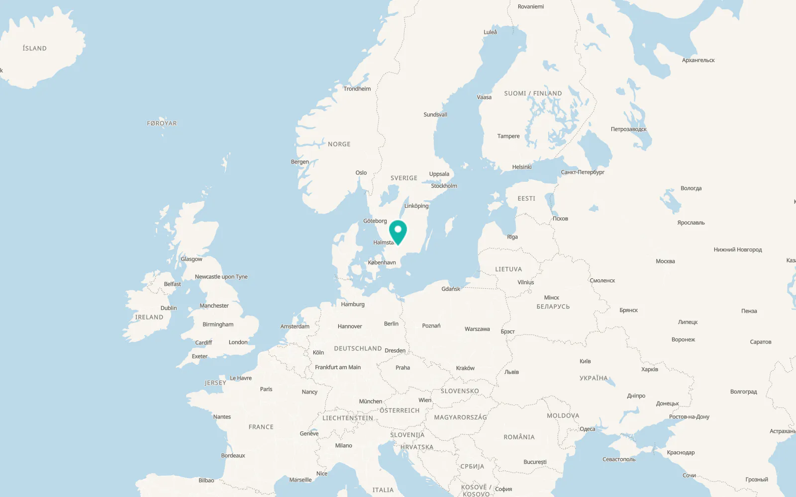 Map of Osby