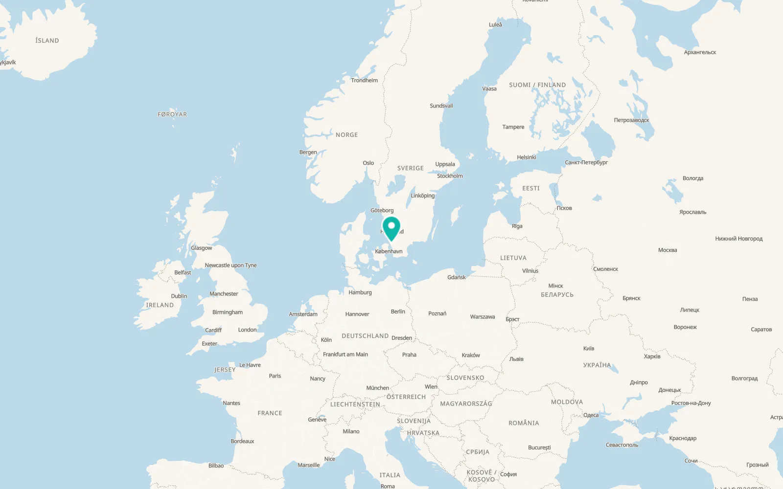 Map of Påarp