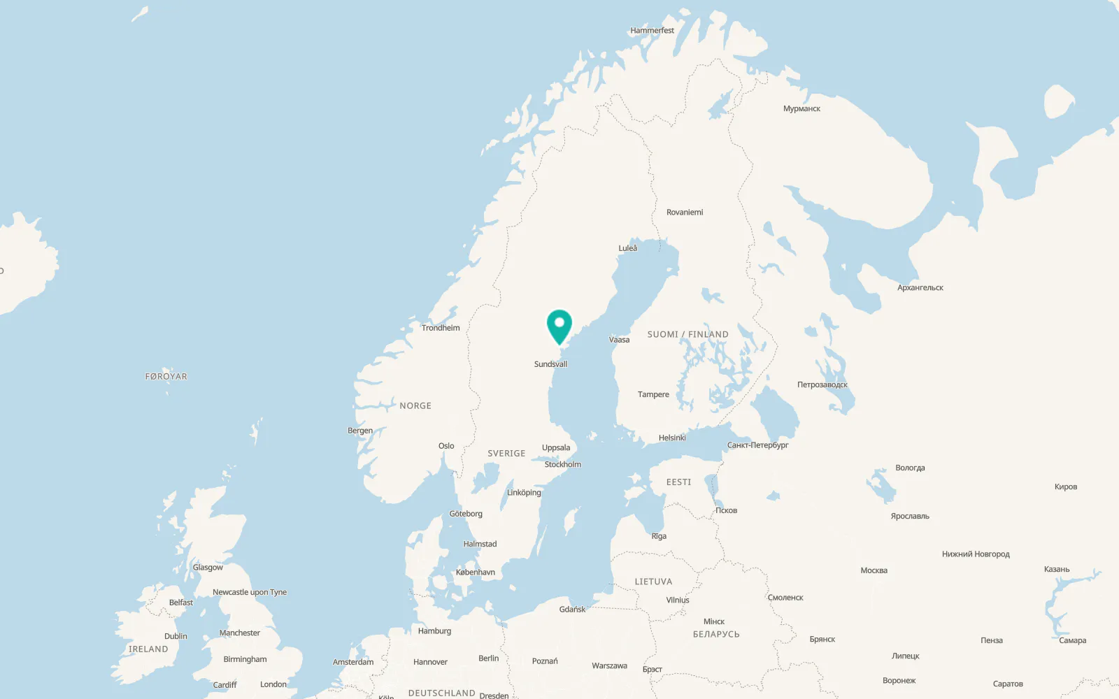 Map of Ramvik