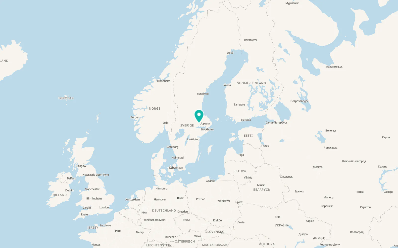 Map of Ransta
