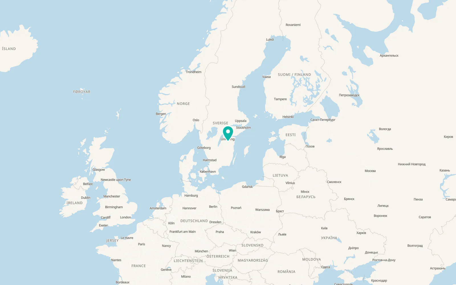 Map of Rimforsa