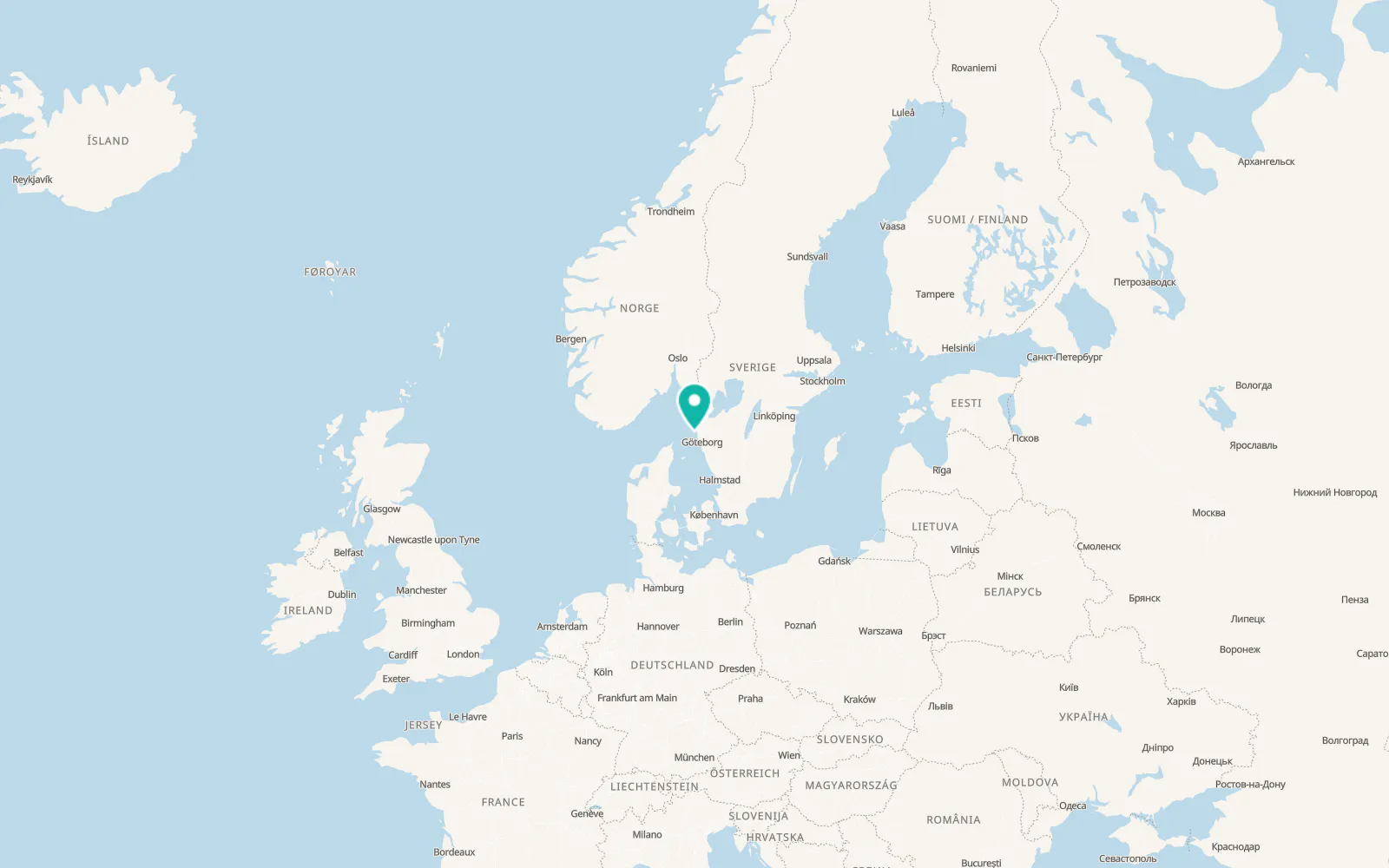 Map of Rönnäng