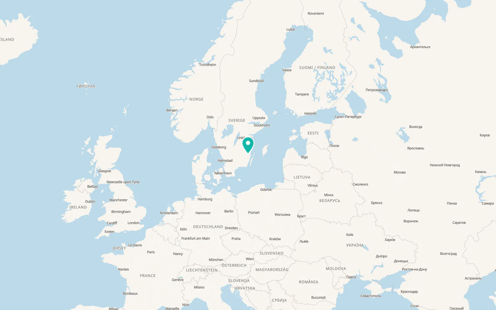 Map of Ruda