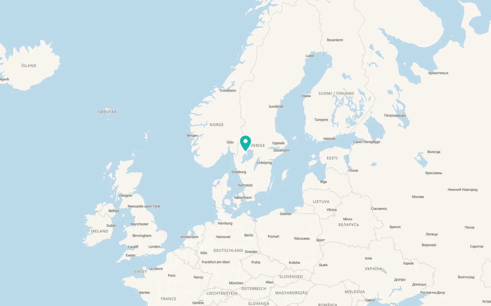 Map of Säffle