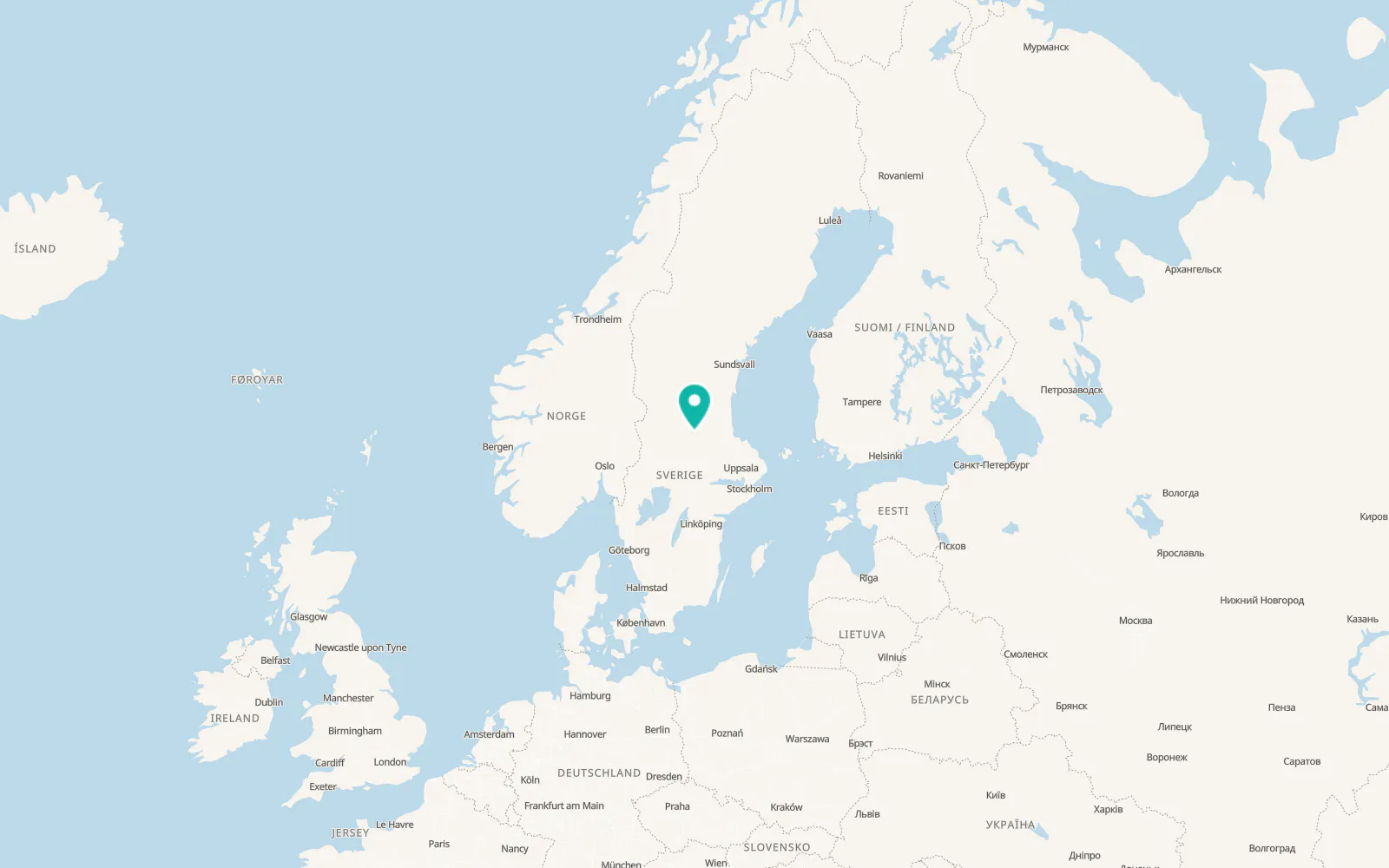 Map of Sågmyra