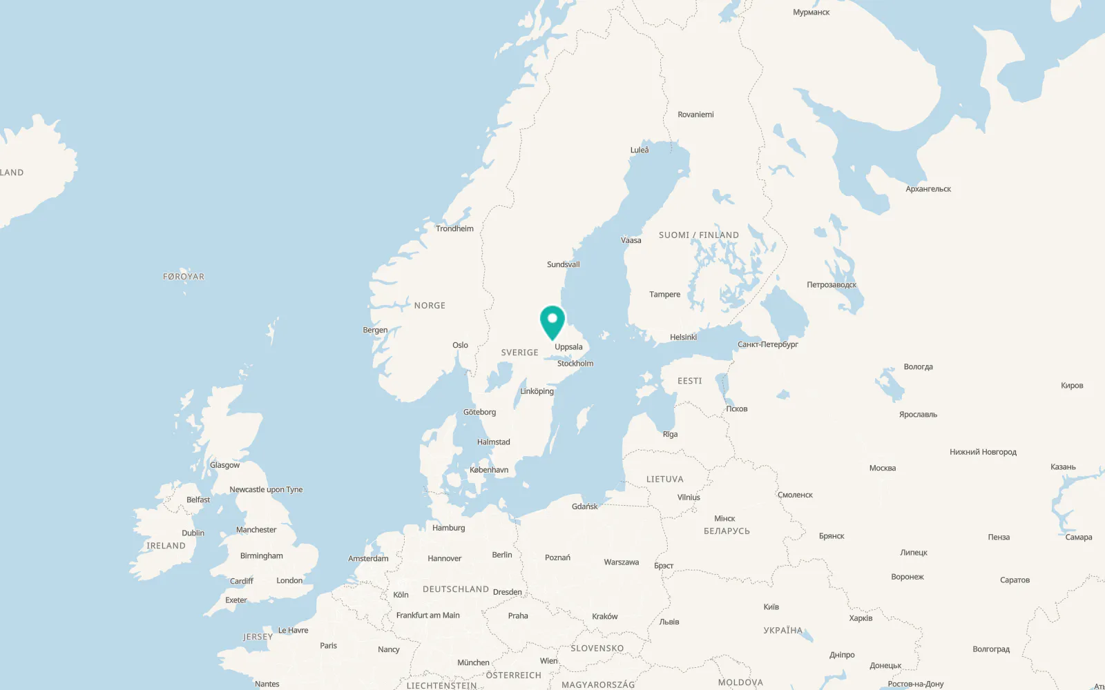 Map of Sala
