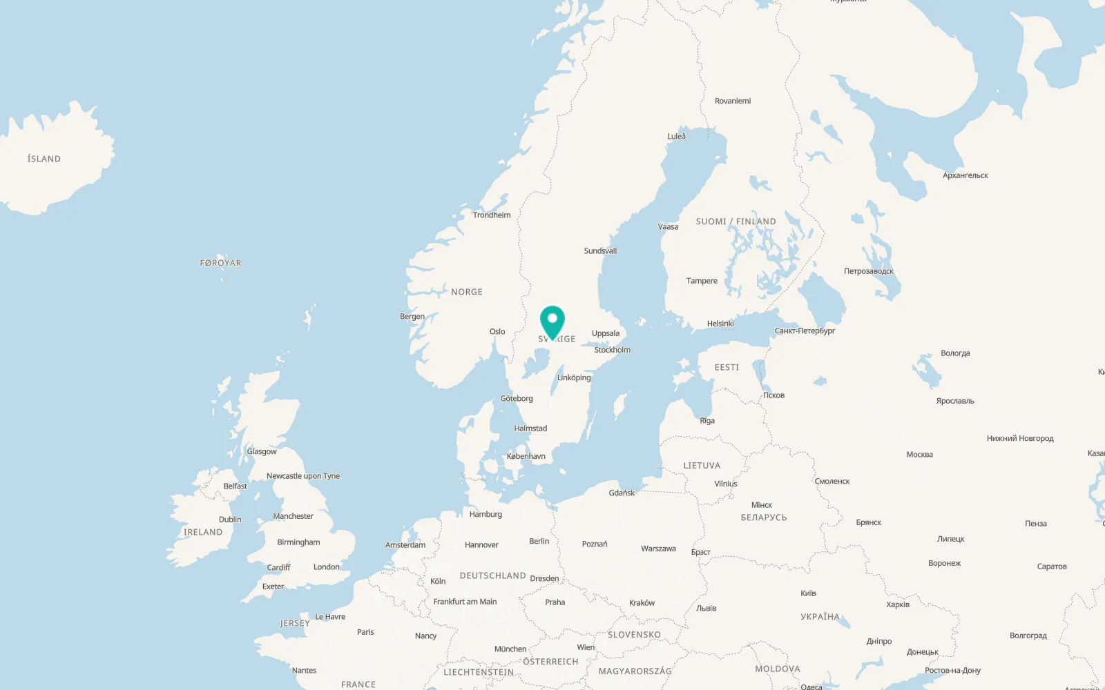 Map of Sjötorp