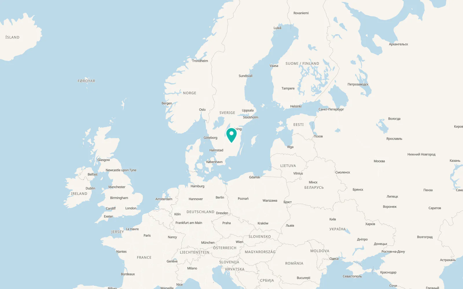 Map of Skruv