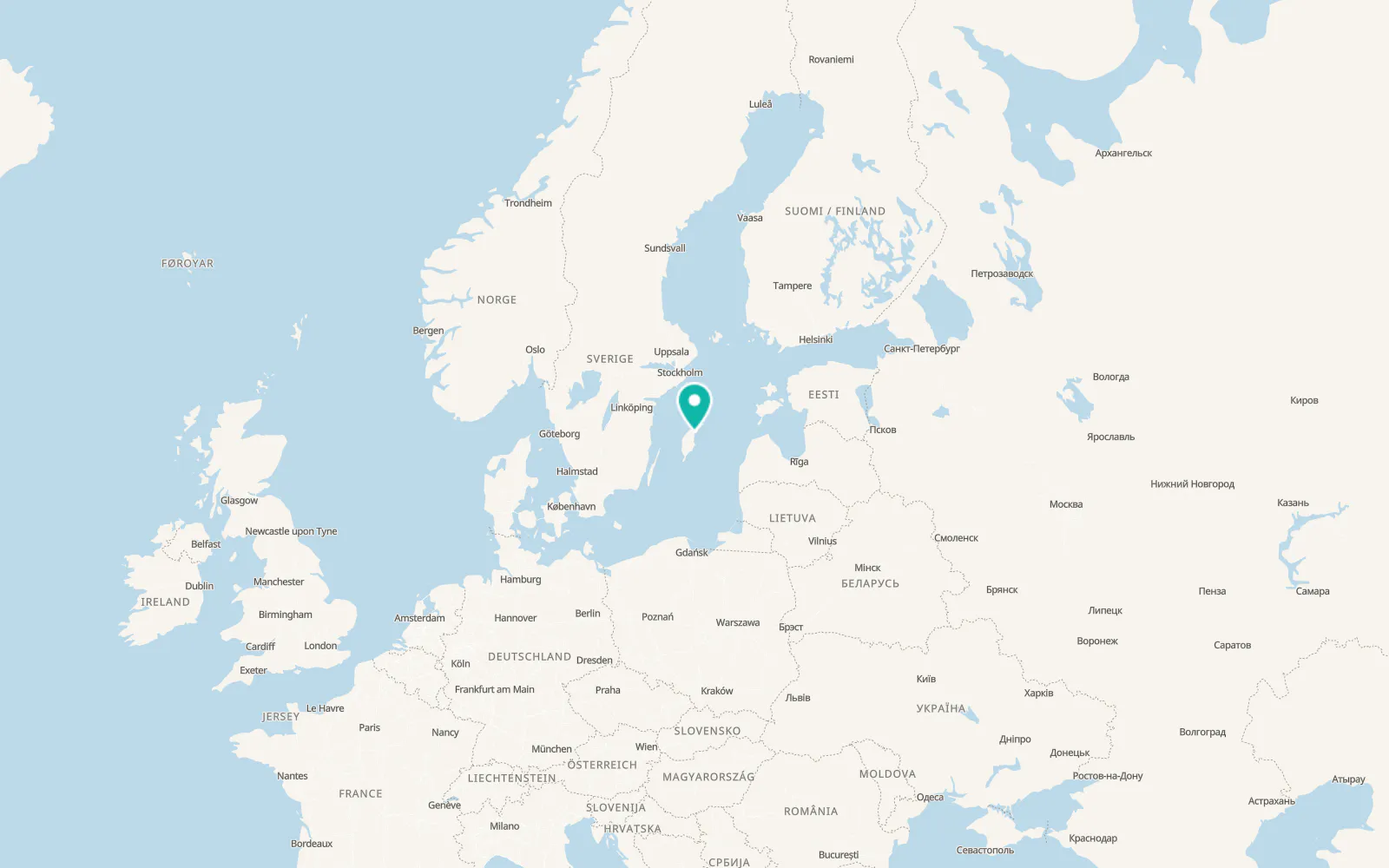 Map of Slite