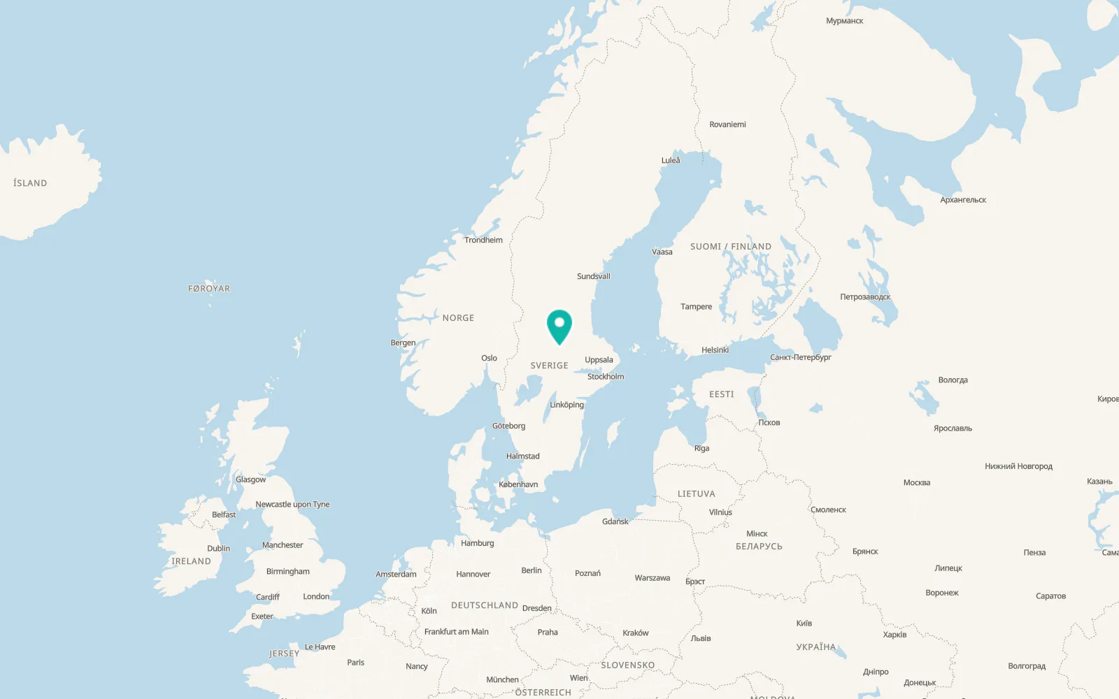 Map of Sörvik