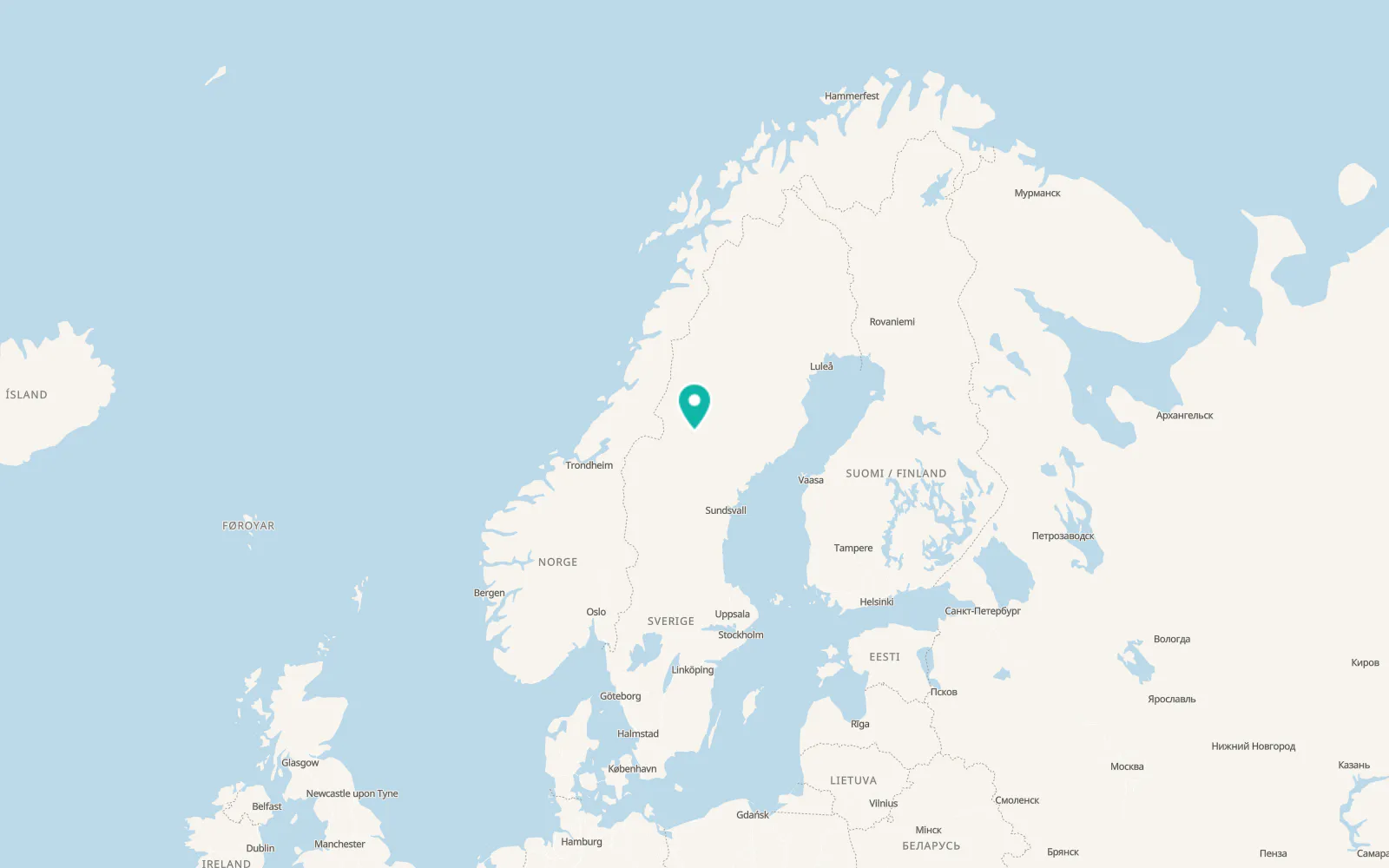 Map of Sörvik
