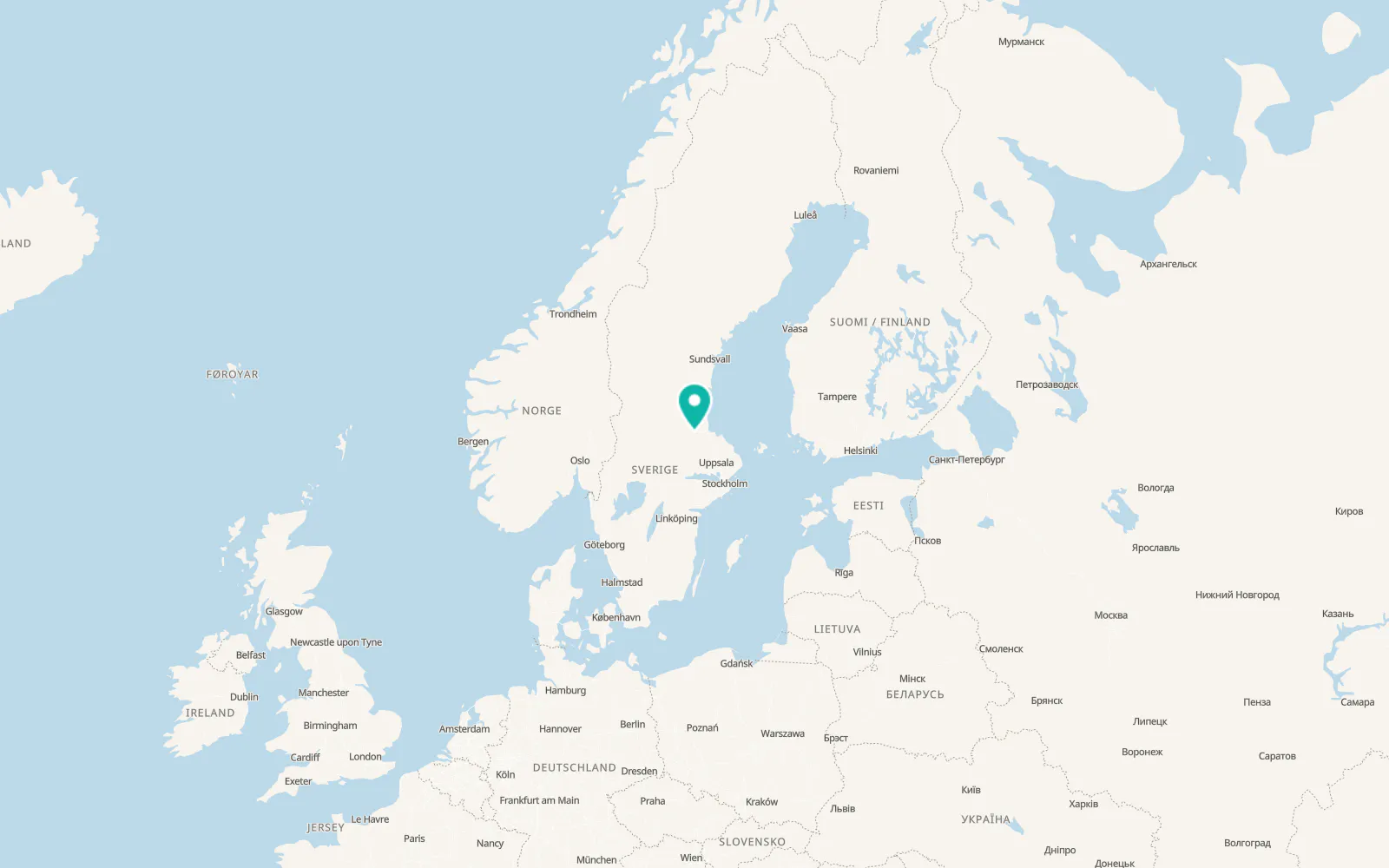 Map of Storvik