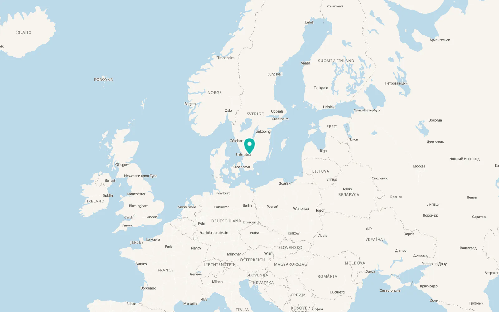 Map of Strömsnäsbruk