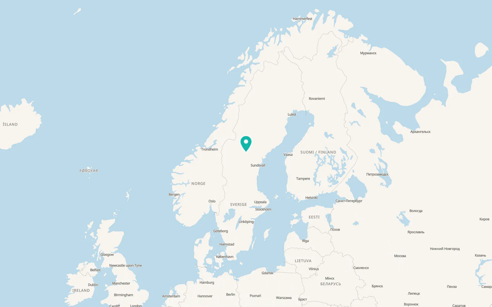 Map of Stugun