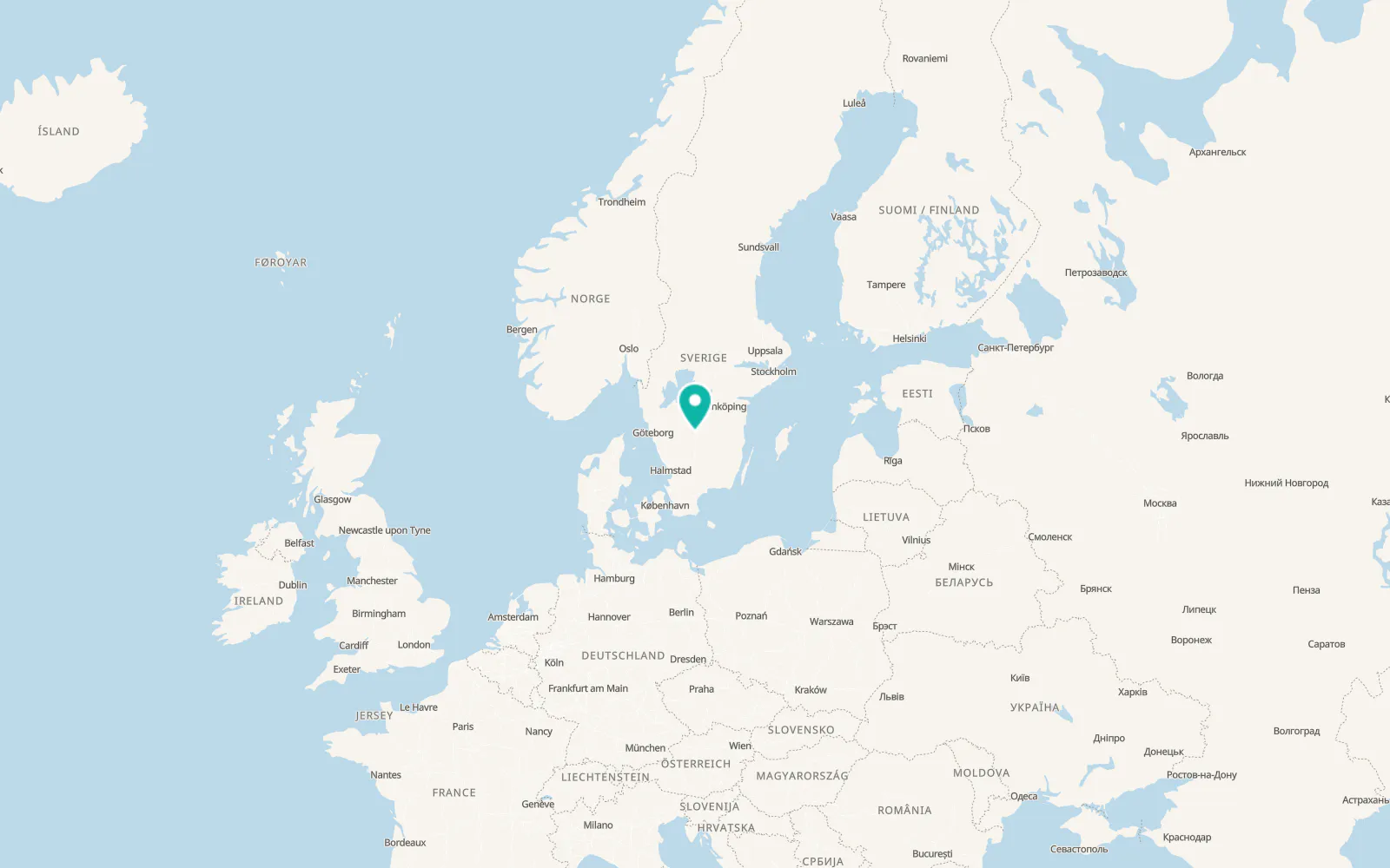 Map of Taberg