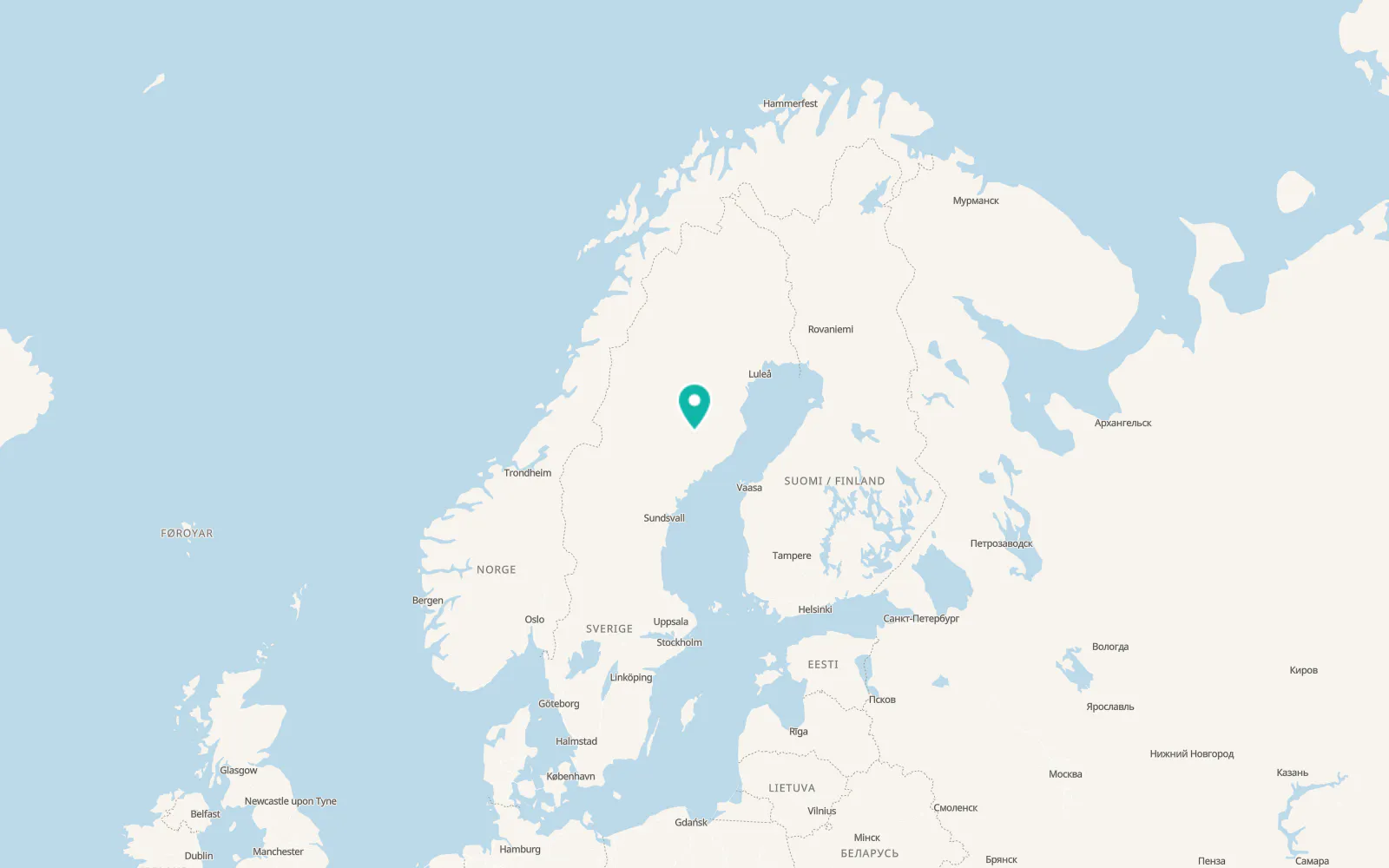 Map of Tallåsen
