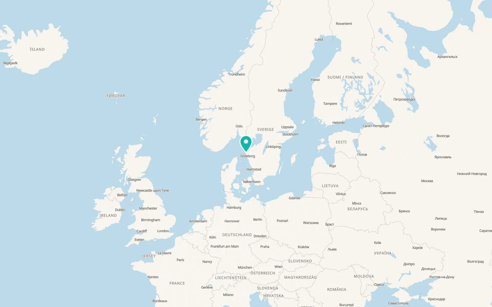 Map of Tjuvkil