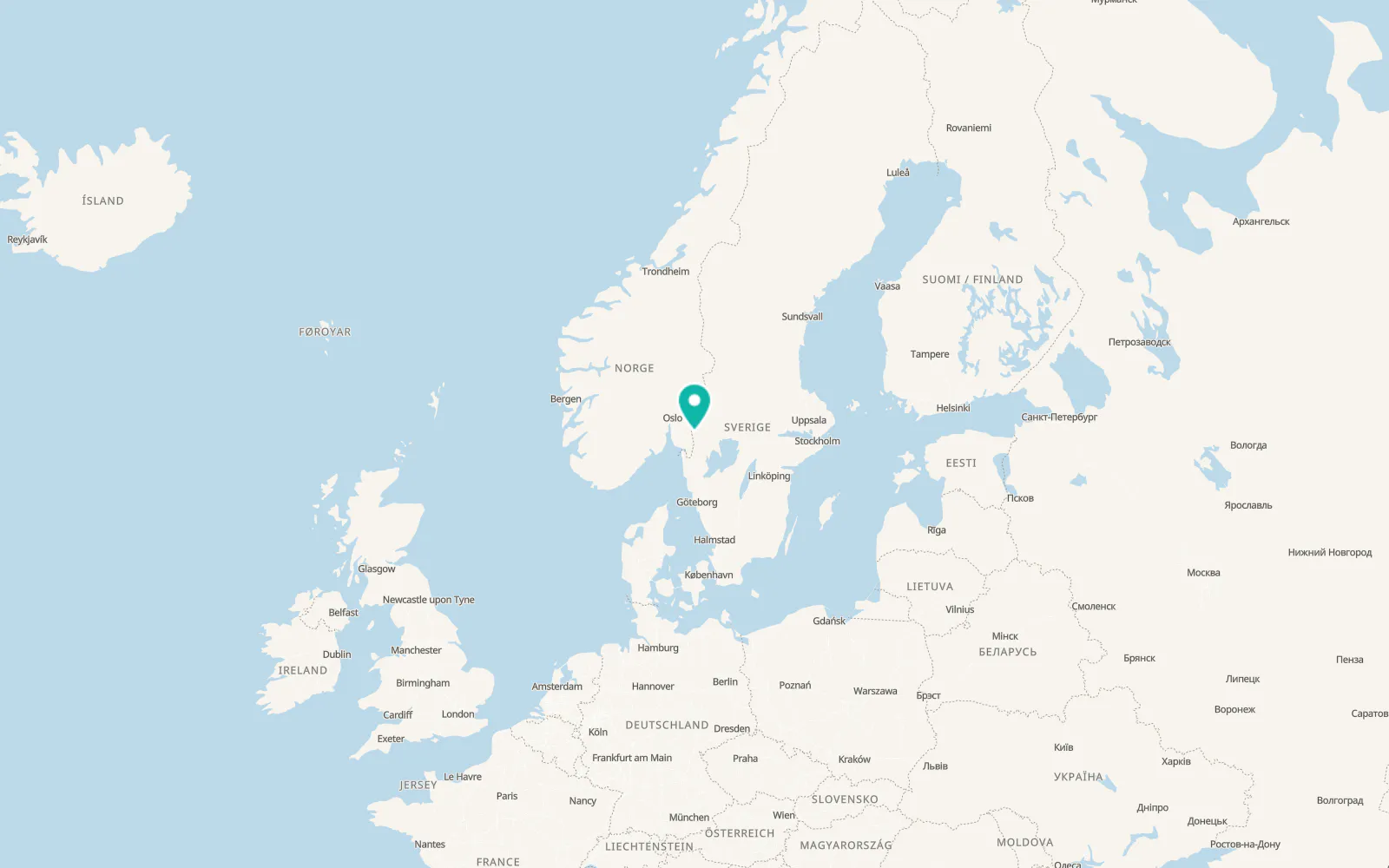 Map of Töcksfors