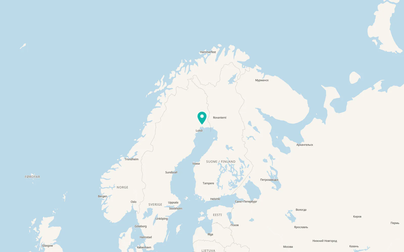 Map of Töre