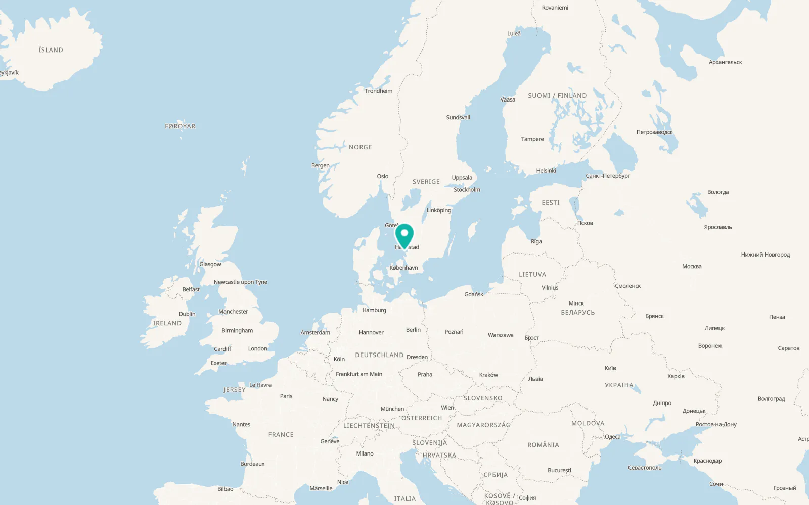 Map of Torekov