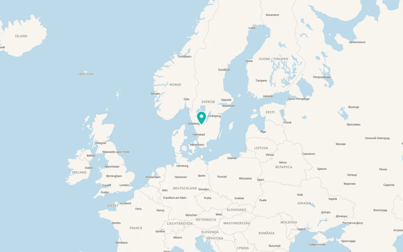 Map of Tranemo