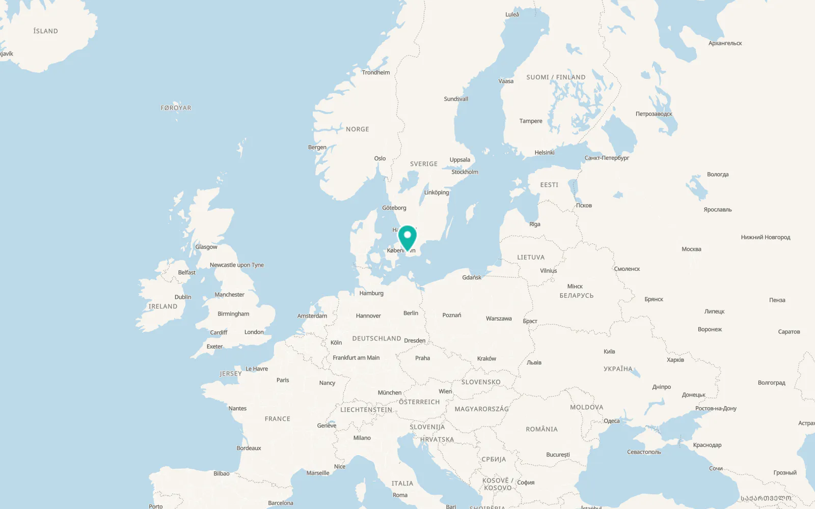 Map of Västra Ingelstad