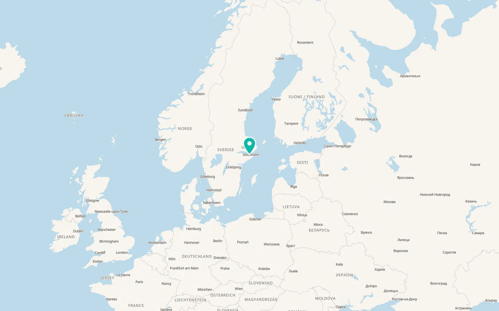 Map of Vårby