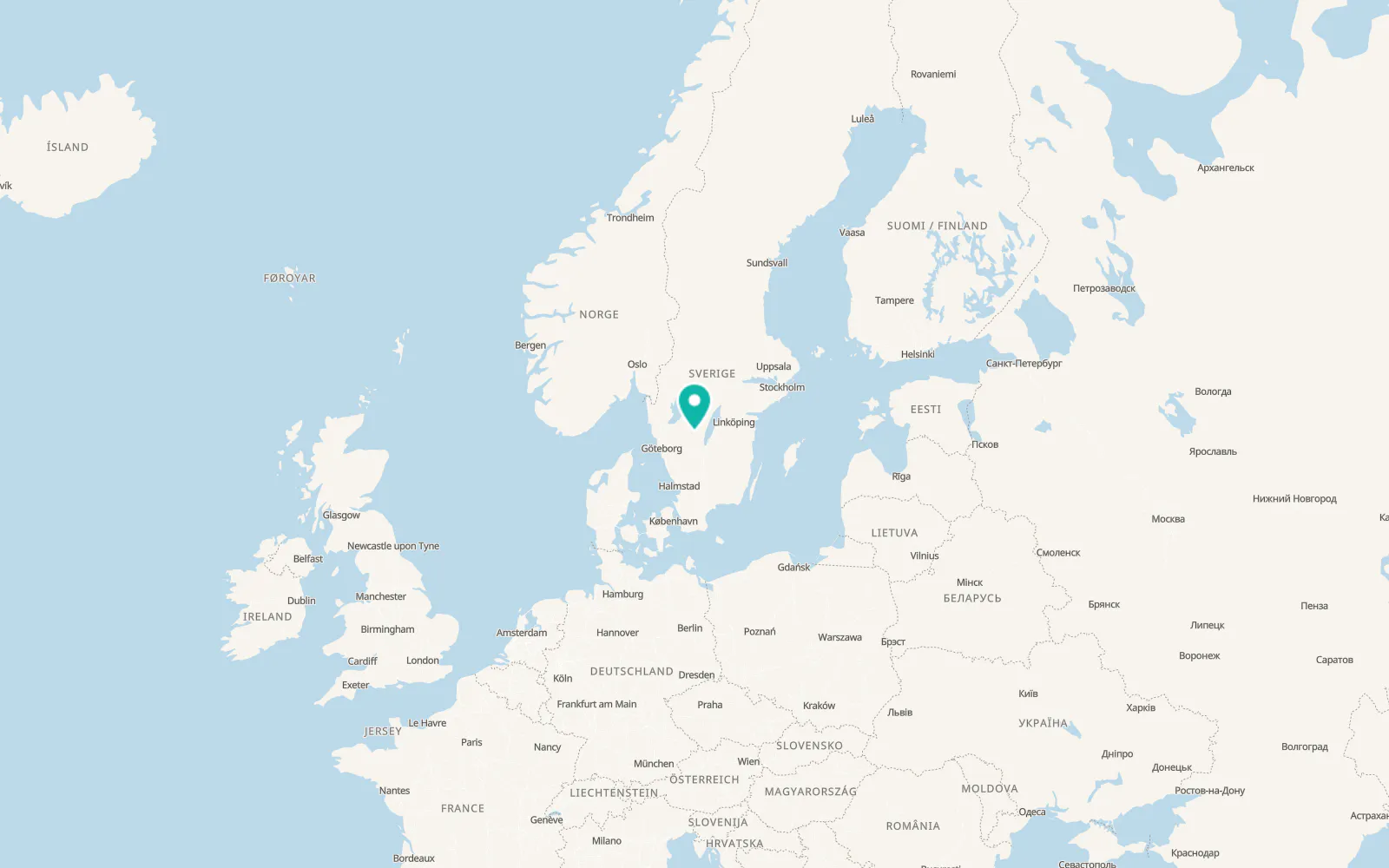 Map of Vartofta