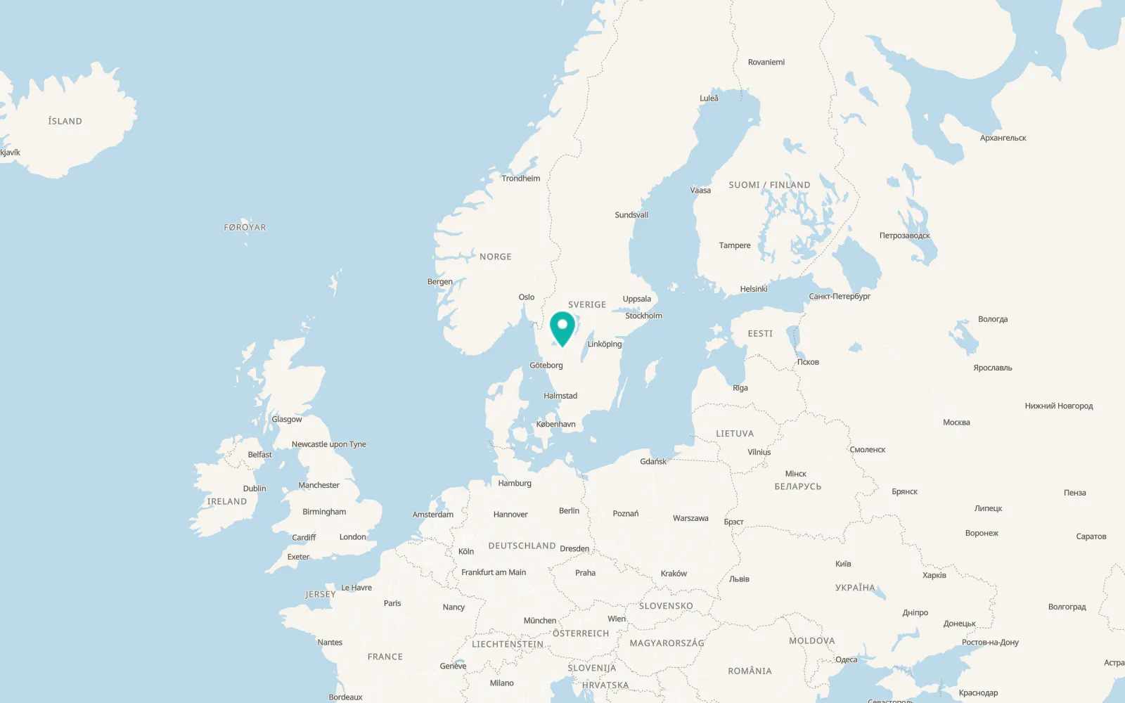 Map of Vedum