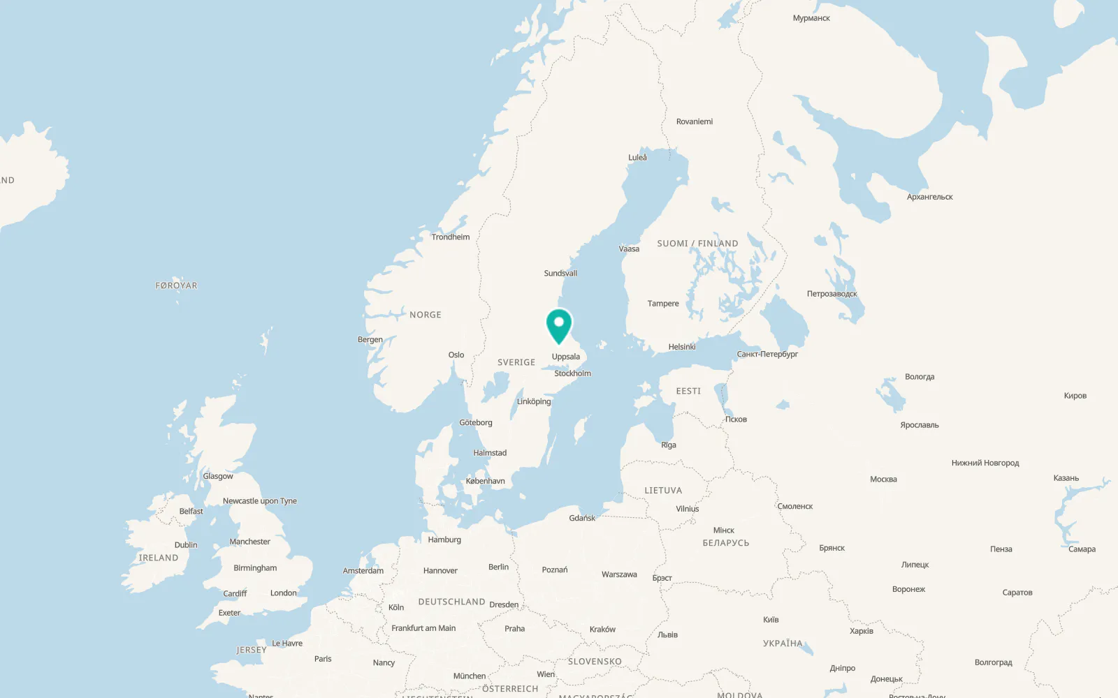 Map of Viby