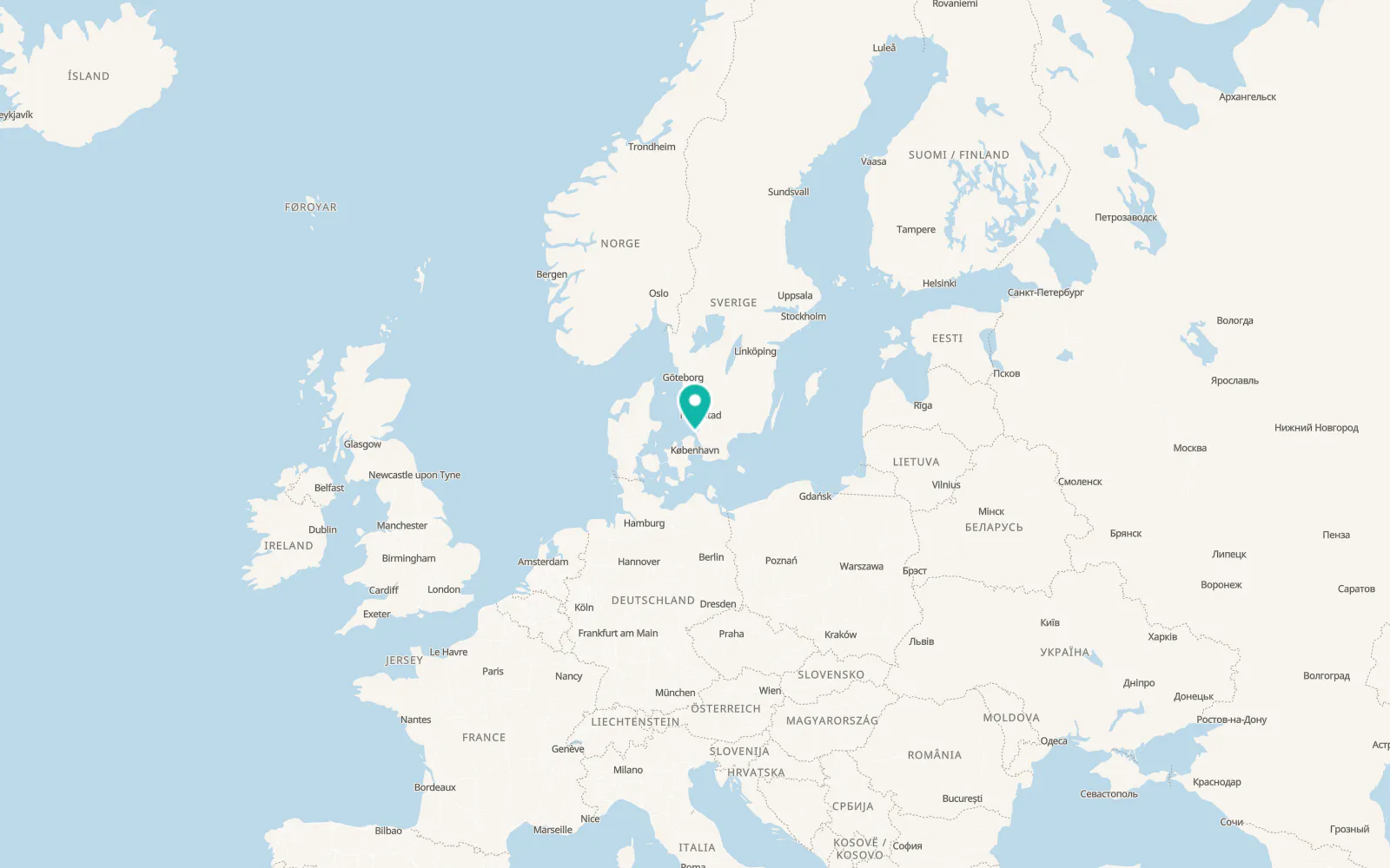 Map of Viken
