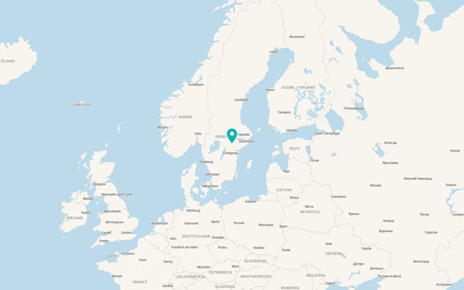 Map of Vingåker