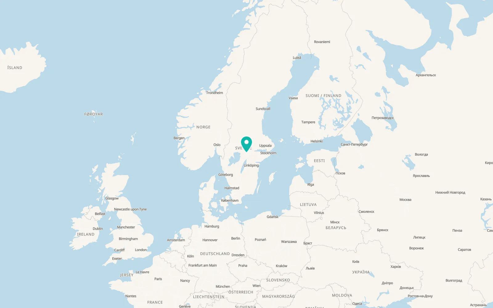 Map of Vintrosa