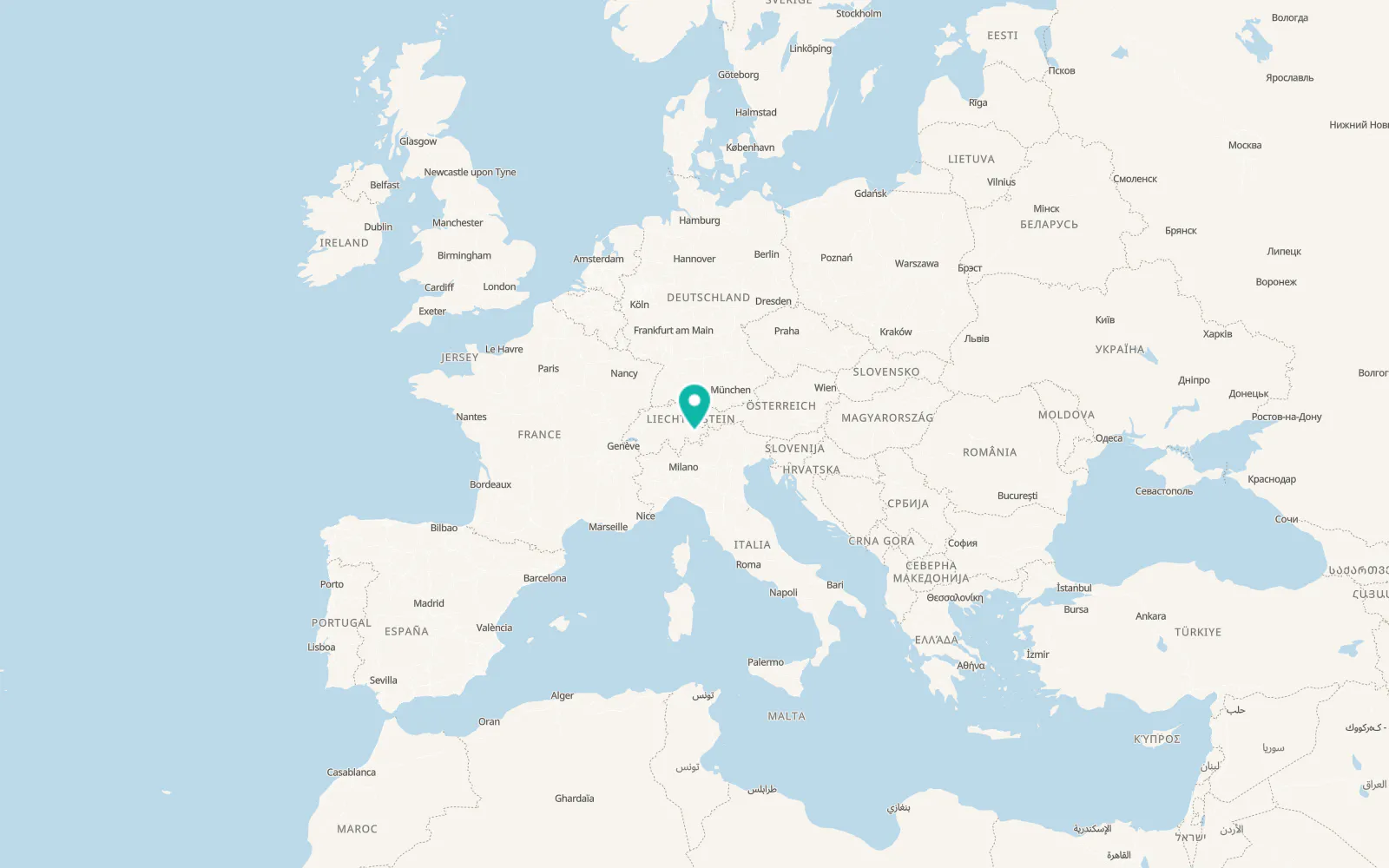 Map of Bergün