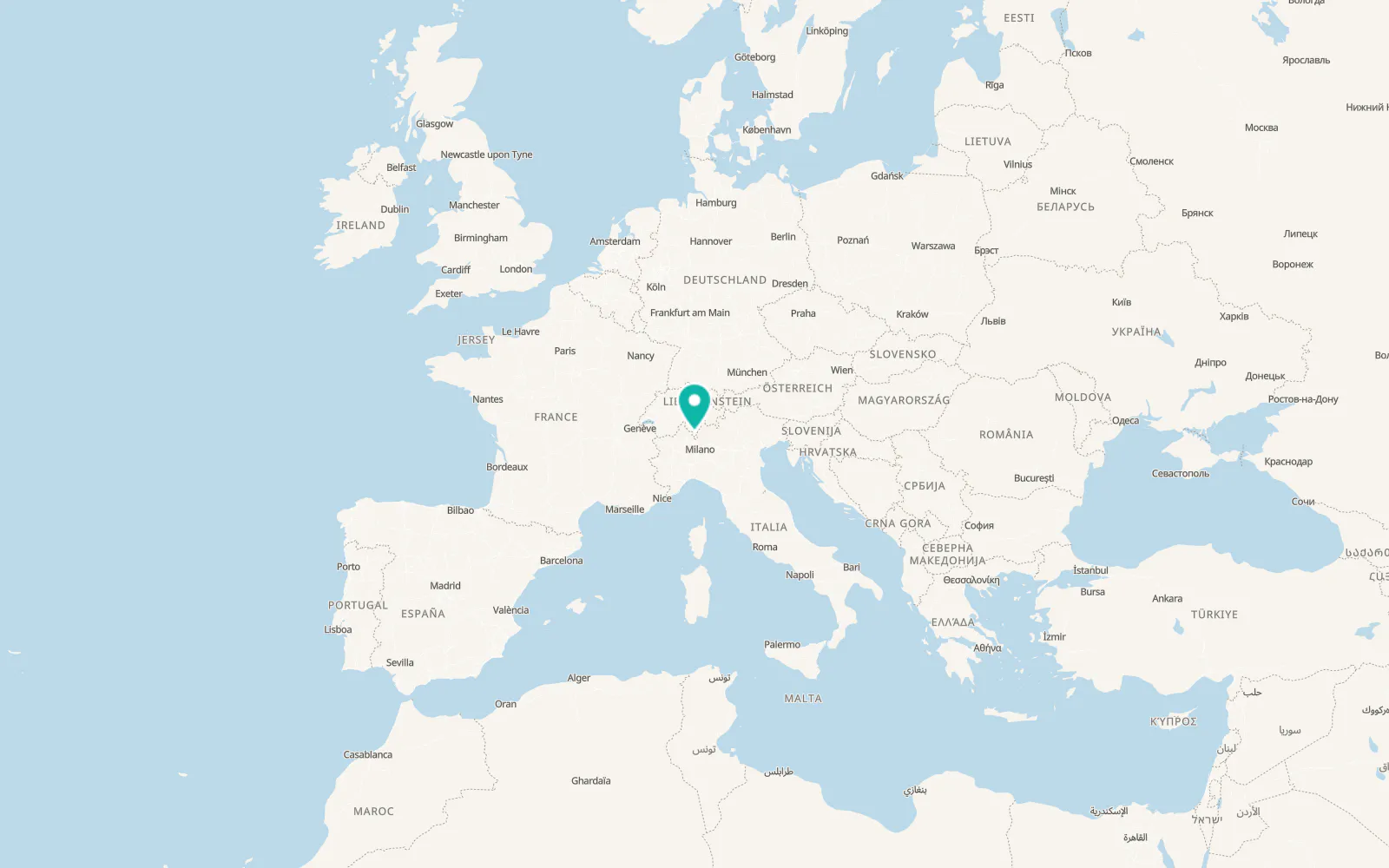 Map of Bioggio