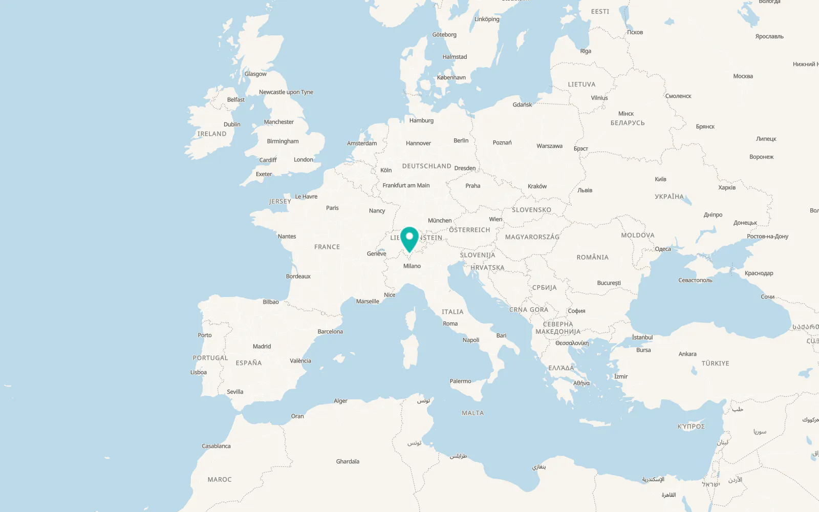 Map of Cagiallo