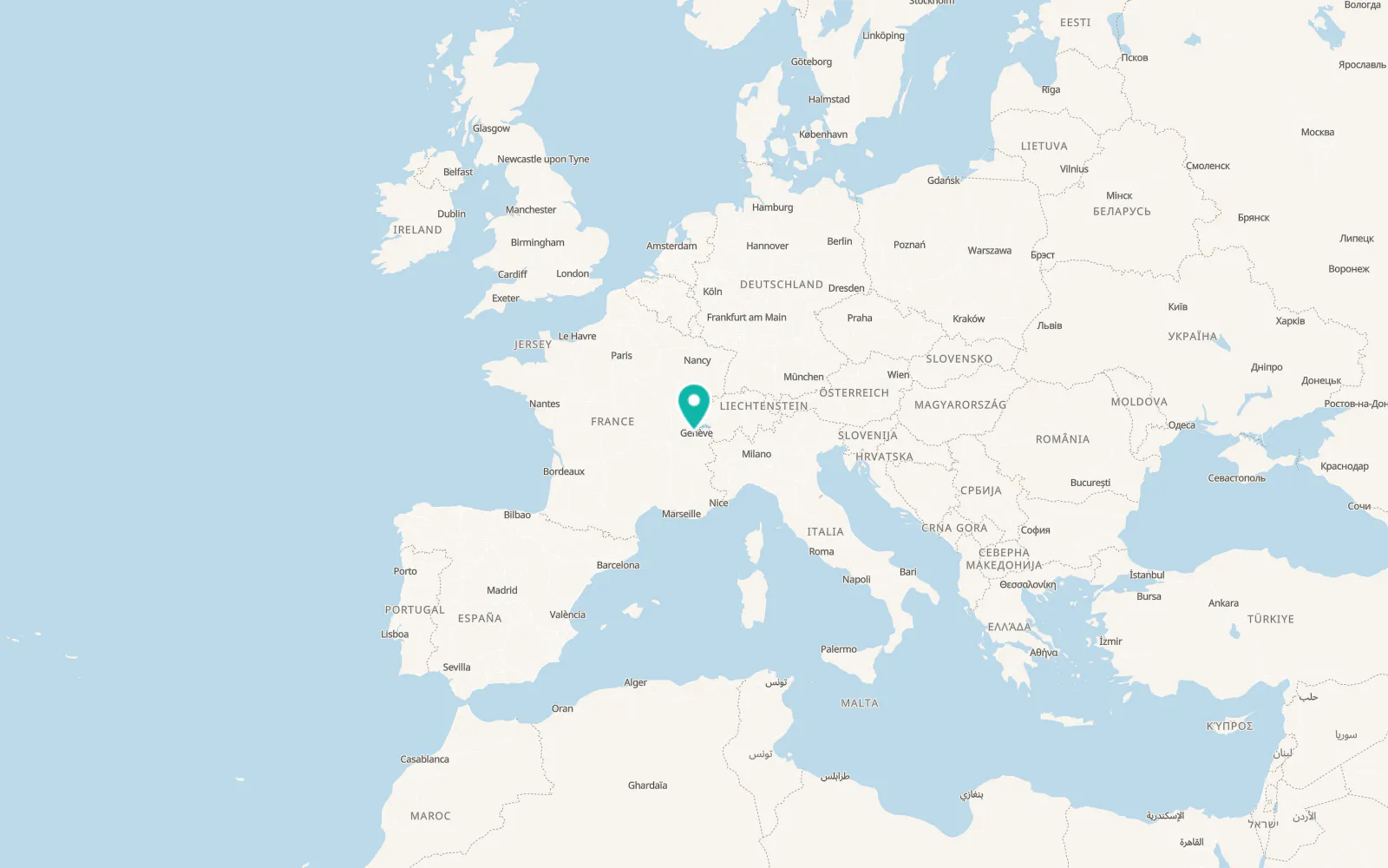Map of Cartigny