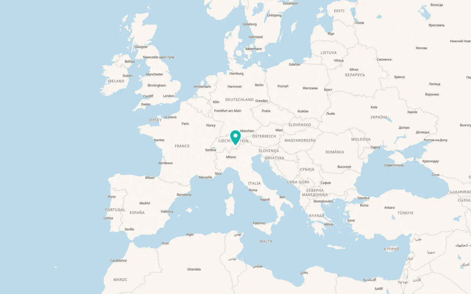 Map of Celerina