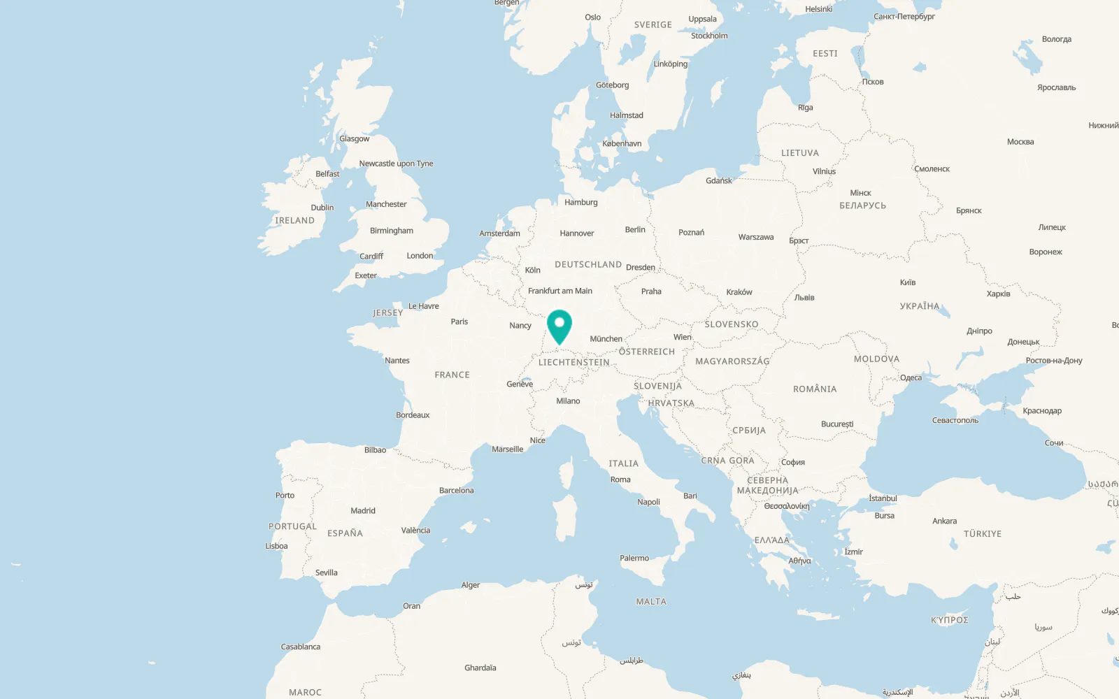 Map of Feuerthalen