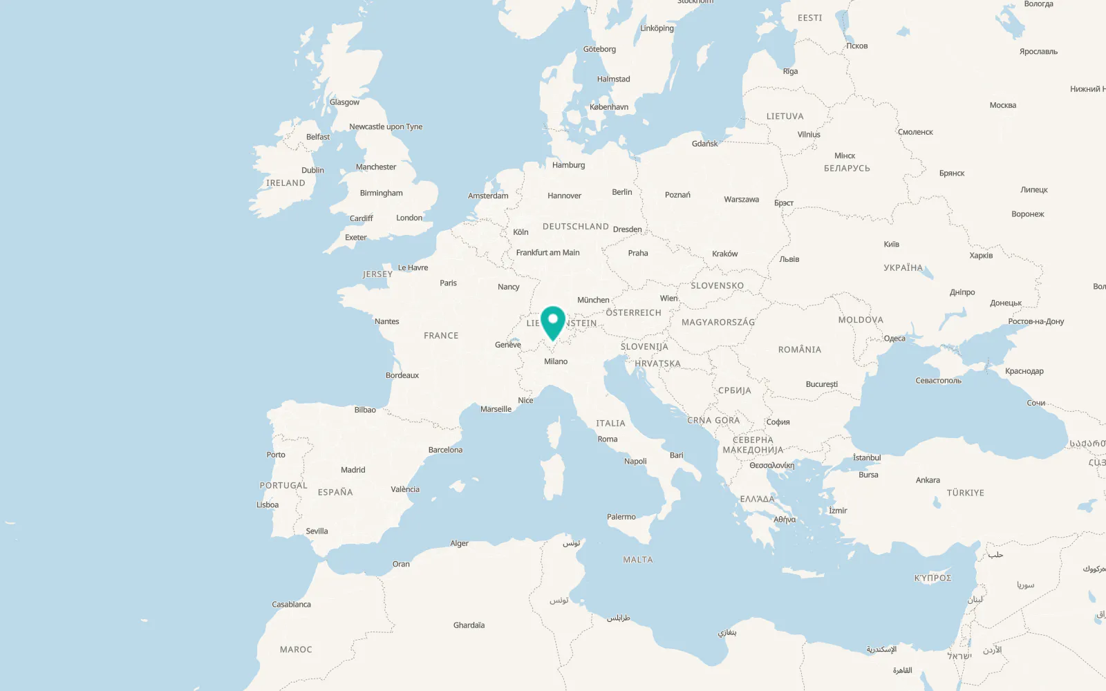 Map of Giubiasco
