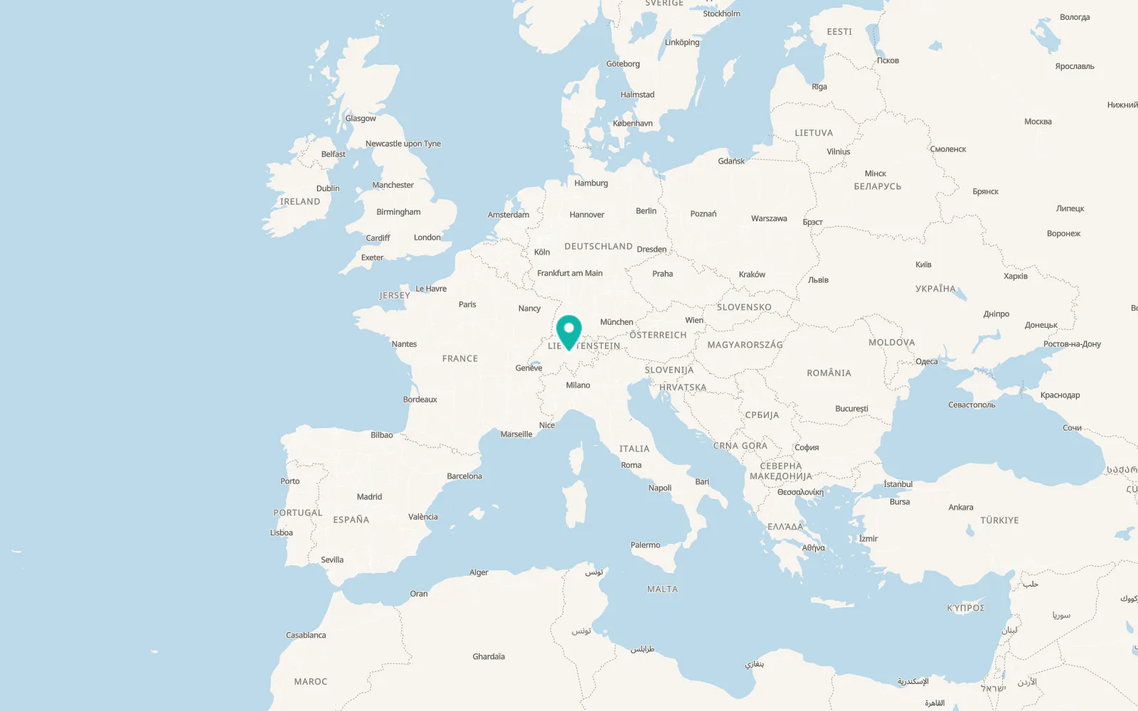 Map of Gurtnellen
