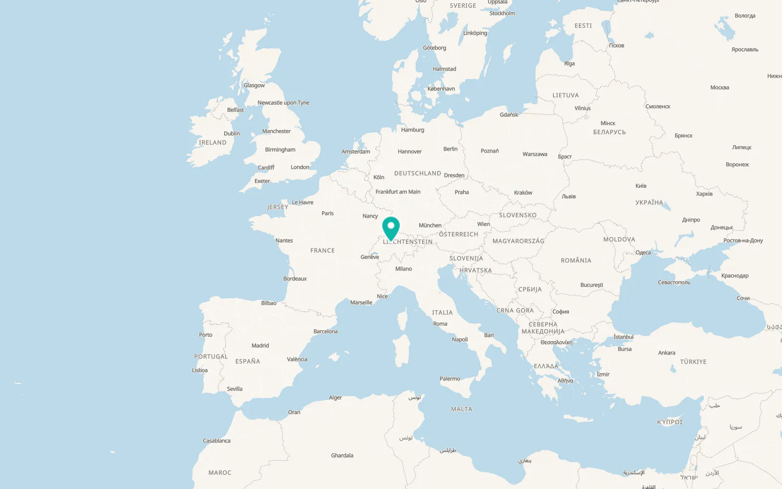 Map of Hasle