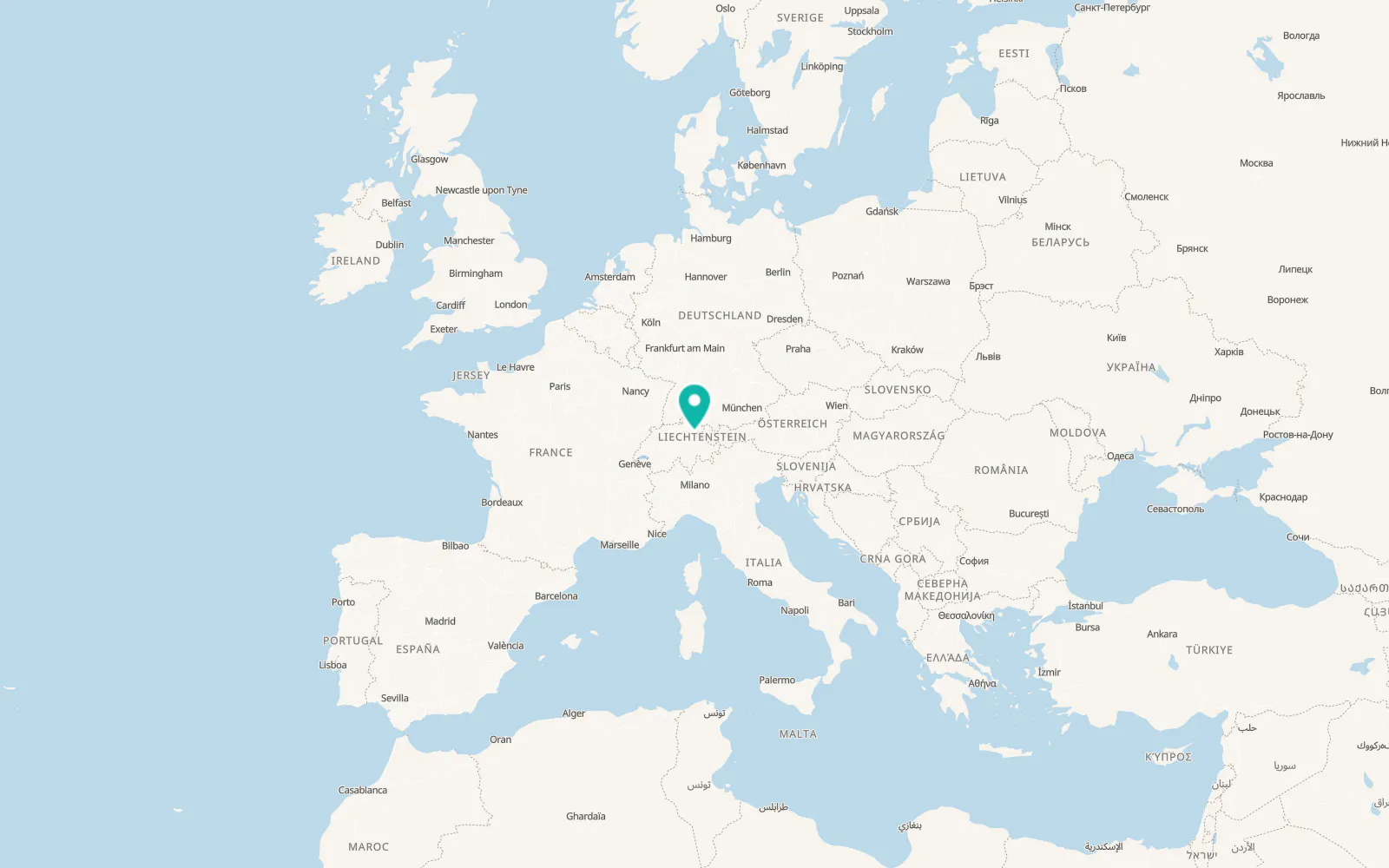 Map of Krummenau