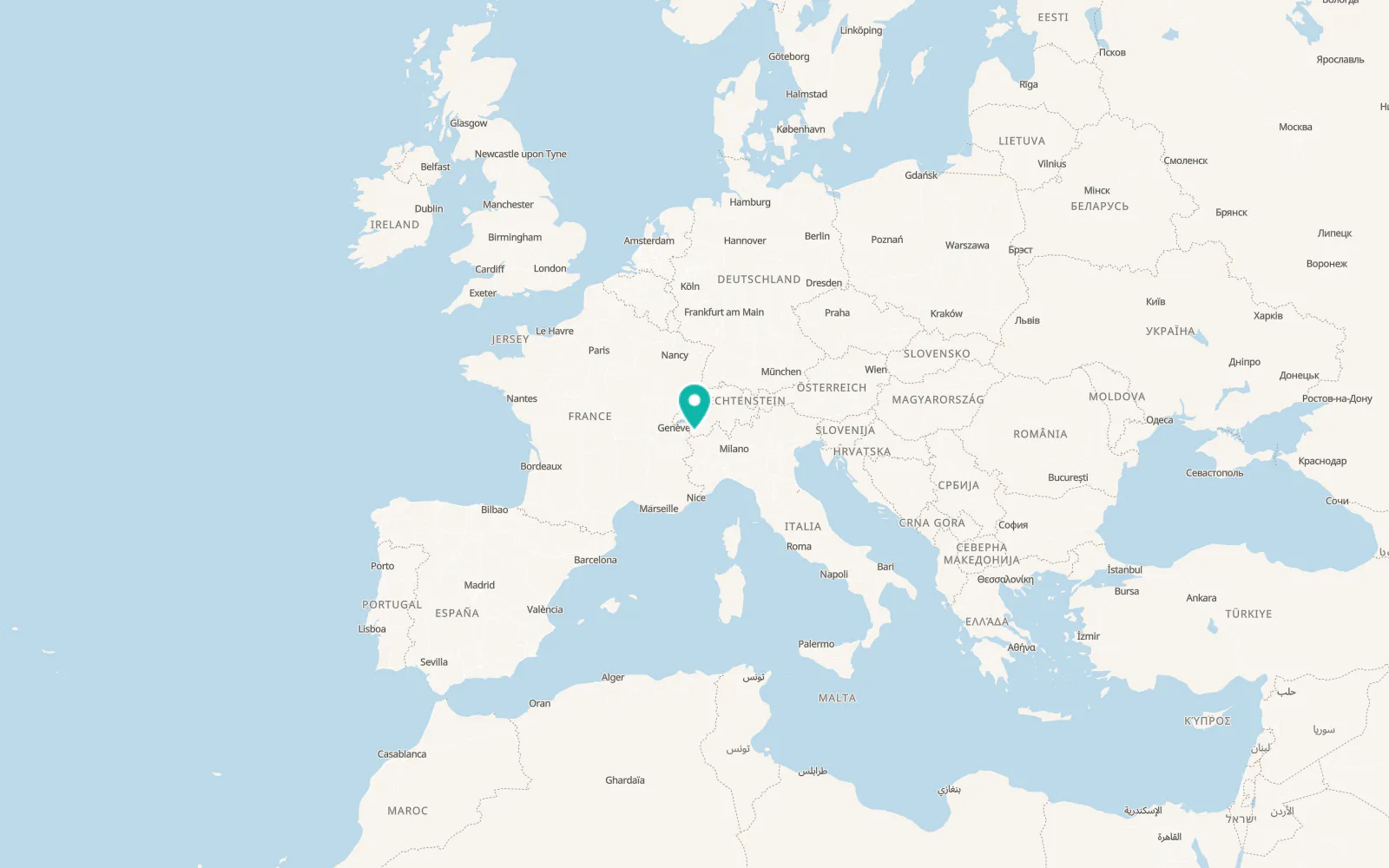 Map of Liddes