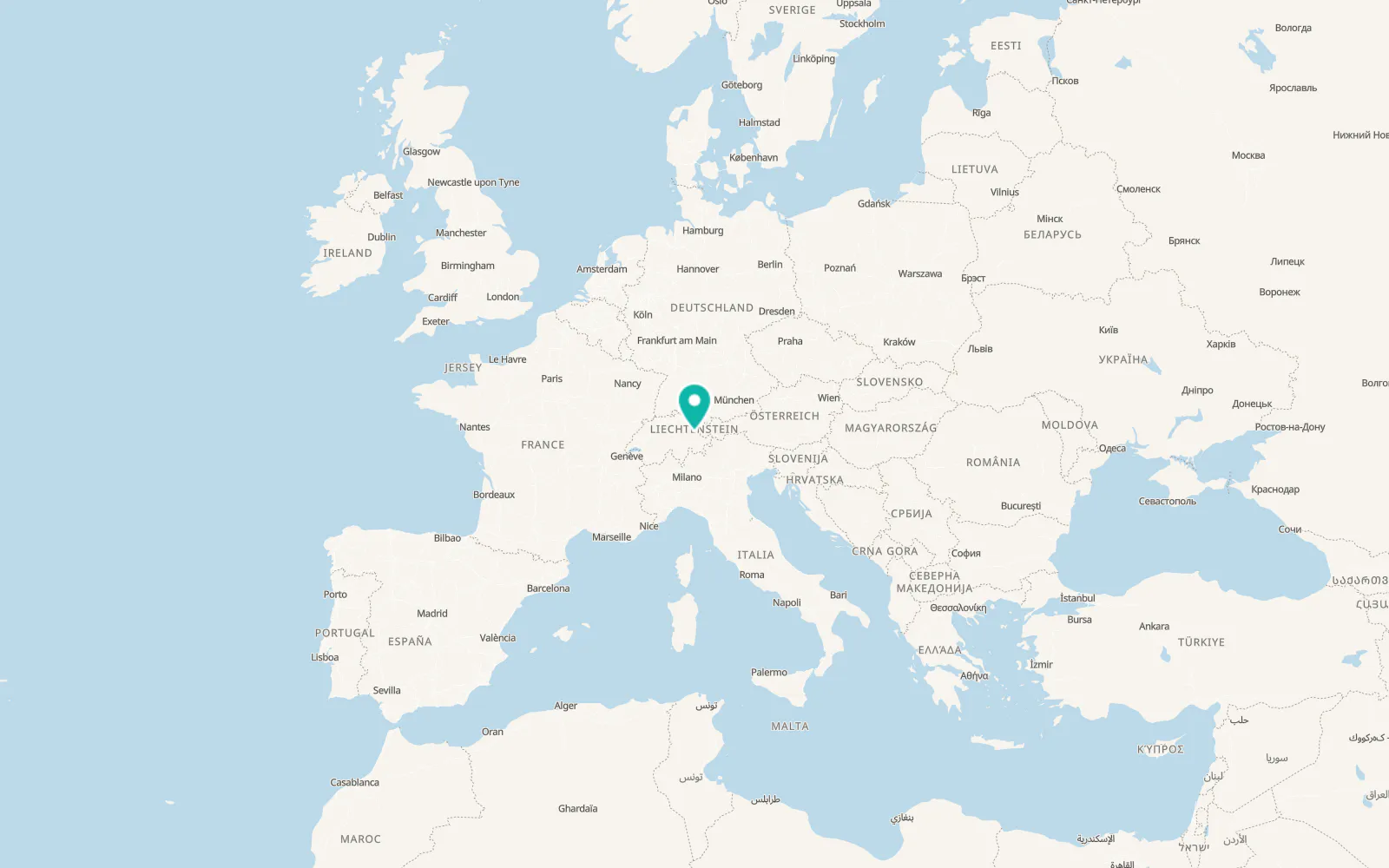 Map of Malans