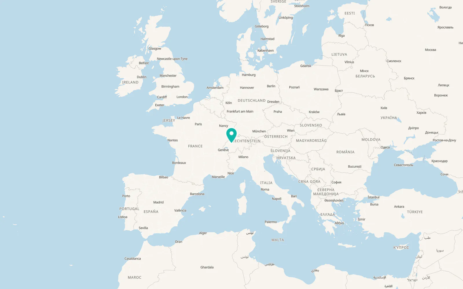 Map of Rüschegg