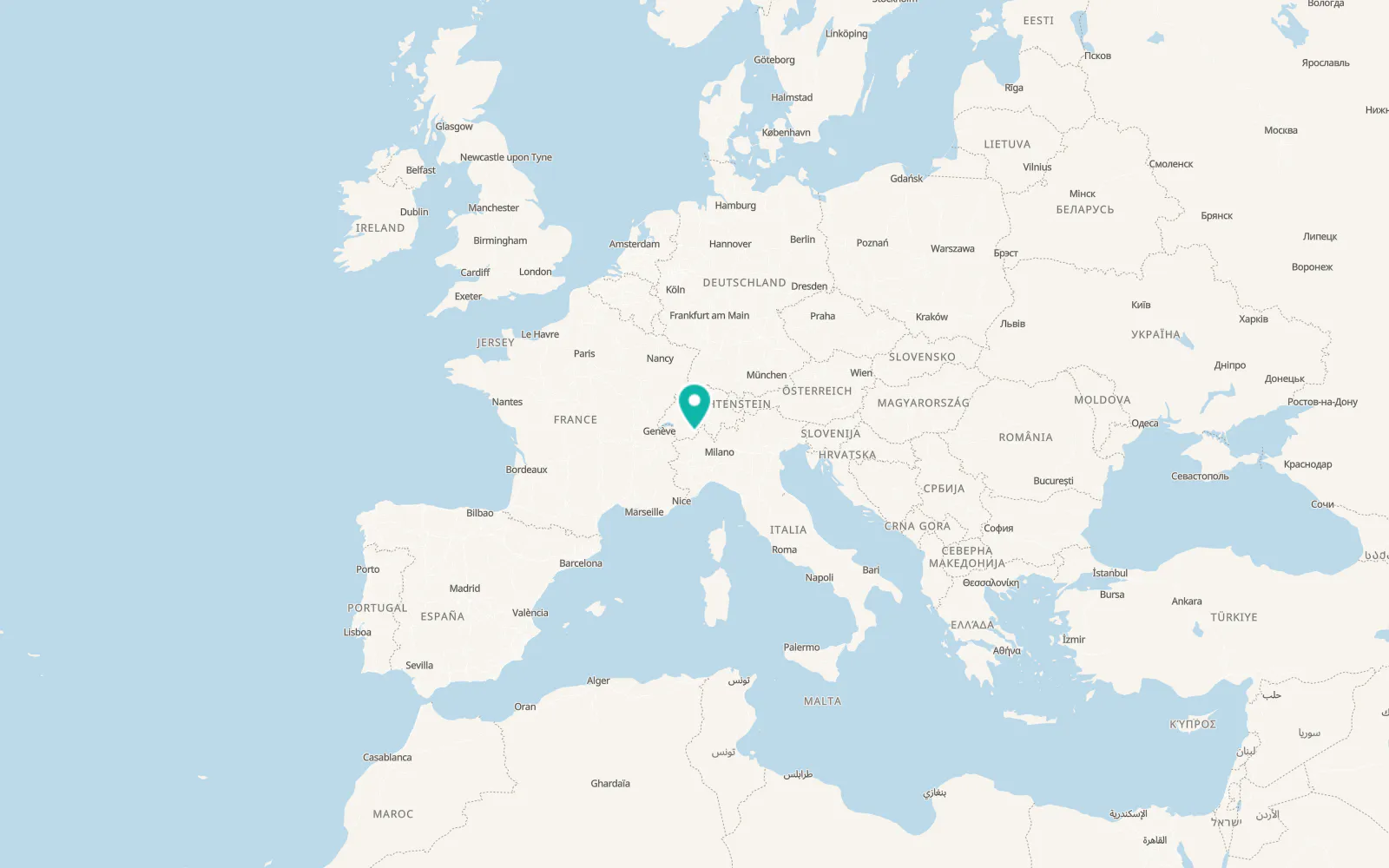 Map of Saas-Fee
